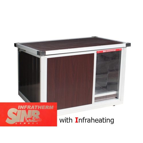 INFRA HEATED Thermo-WOODY dog house