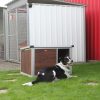 [WH_L] Cușcă izolată pentru câini Thermo WOODY mărimea L (84x56x49cm)